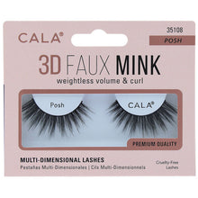 Cargar imagen en el visor de la galería, Cala 3D Faux Mink Lashes
