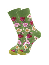 Cargar imagen en el visor de la galería, Flower Socks - Comfy Cotton for Women