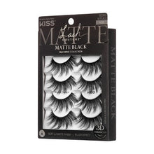 Cargar imagen en el visor de la galería, KISS Products Lash Couture Matte Black False Eyelashes Matte Cheviot 8ct - New