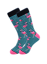 Cargar imagen en el visor de la galería, Funky Flamingo Socks - Comfy Cotton for Men & Women