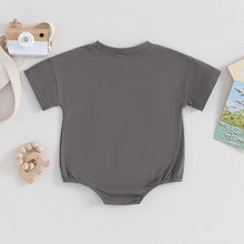 Load image into Gallery viewer, Baby Girls Boys Bubble Romper Short Sleeve Oversized Solid Color Basic Summer Clothes Bodysuit