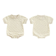 Load image into Gallery viewer, Baby Boys Girls Bodysuit Short Sleeve Crew Neck Checkerboard Summer Playsuit Romper