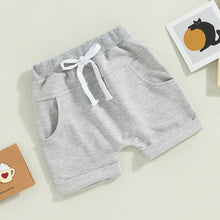 Load image into Gallery viewer, Toddler Baby Kids Boys 3Pcs Set Shorts Solid Colors