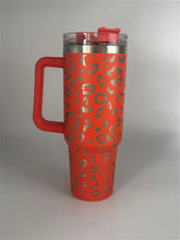 Cargar imagen en el visor de la galería, 40oz Cheetah Leopard Laser Etched Stainless Tumbler
