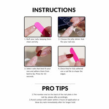 Cargar imagen en el visor de la galería, Gifiky Long Square Press-On Nails 24Pcs Gray Glitter Marble Fake Nails Women