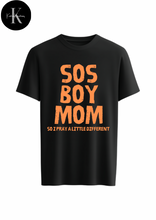 Cargar imagen en el visor de la galería, SOS Boy Mom Tee
