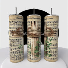 Load image into Gallery viewer, 20 oz Old Rugged Cross Tumbler
