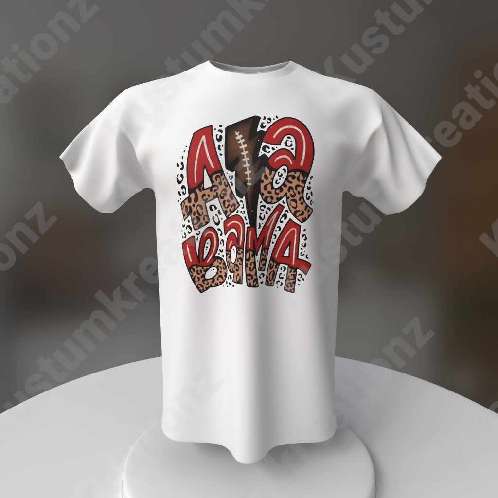 Alabama inspired football Tee