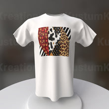 Load image into Gallery viewer, Mixed Patterns Tee
