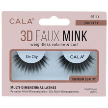 Cargar imagen en el visor de la galería, Cala 3D Faux Mink Lashes

