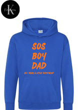 Cargar imagen en el visor de la galería, SOS Boy Dad Hoodie
