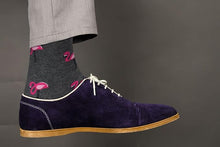 Cargar imagen en el visor de la galería, Flamingo (Grey) Socks - Comfy Cotton for Men &amp; Women
