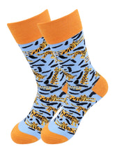 Cargar imagen en el visor de la galería, Animal Socks (Tiger) - Comfy Cotton for Men &amp; Women
