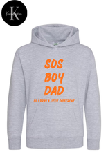 Cargar imagen en el visor de la galería, SOS Boy Dad Hoodie
