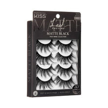 Cargar imagen en el visor de la galería, KISS Products Lash Couture Matte Black False Eyelashes Matte Cheviot 8ct - New
