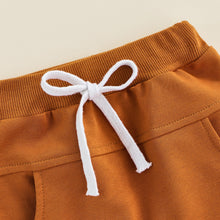 Load image into Gallery viewer, Boys Joggers Elastic Waist Adjustable Drawstring Solid Loose Fit Long Pants Baby and Toddler
