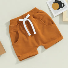 Load image into Gallery viewer, Toddler Baby Kids Boys 3Pcs Set Shorts Solid Colors
