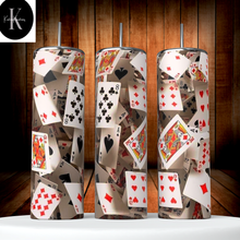 Load image into Gallery viewer, 20 oz 3D Deck of Cards Tumbler

