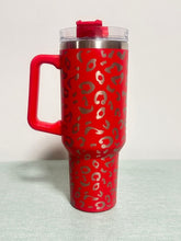 Cargar imagen en el visor de la galería, 40oz Cheetah Leopard Laser Etched Stainless Tumbler
