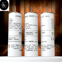 Load image into Gallery viewer, 20 oz Jesus Paid It All Tumbler
