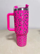 Cargar imagen en el visor de la galería, 40oz Cheetah Leopard Laser Etched Stainless Tumbler
