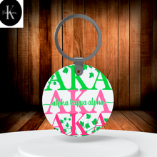 Load image into Gallery viewer, AKA Inspired Keychain
