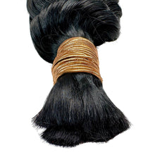Cargar imagen en el visor de la galería, Jet Black Deep Wave Bulk 100% Human Braiding Hair
