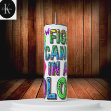 Load and play video in Gallery viewer, 20 oz Fight Against Cancer Tumbler
