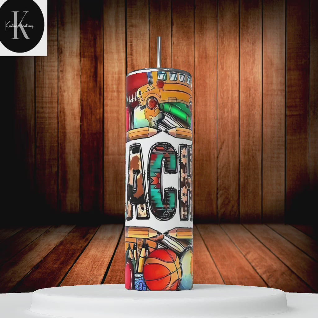 20 oz Teacher Tumbler