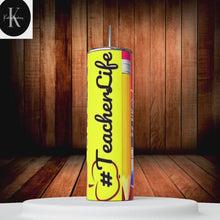 Load and play video in Gallery viewer, 20 oz Teacher Inspired Tumblers
