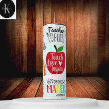 Load and play video in Gallery viewer, 20 oz Teacher Inspired Tumblers
