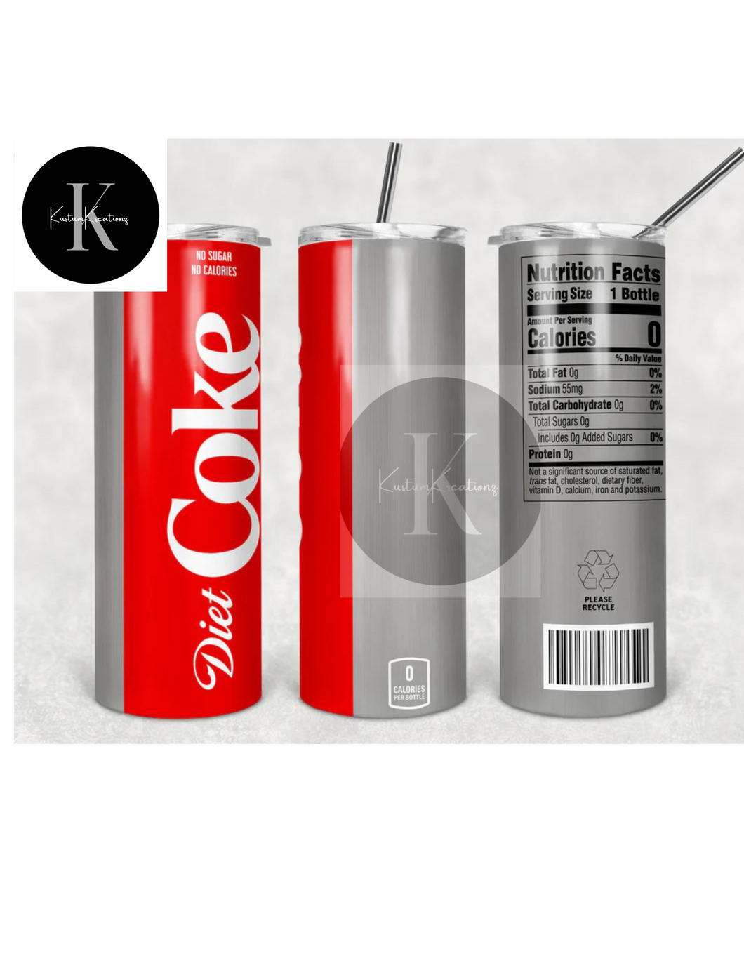 20 oz Diet Coke Tumbler